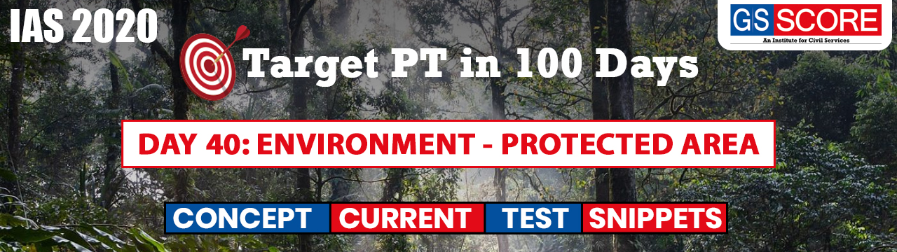 Gs Score Target Pt Ias Upsc In 100 Days Day 40 Environment Of Protected Area Day 40