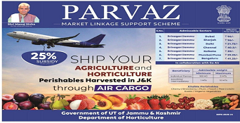 Jammu & Kashmir launches ‘PARVAZ Market Linkage scheme’